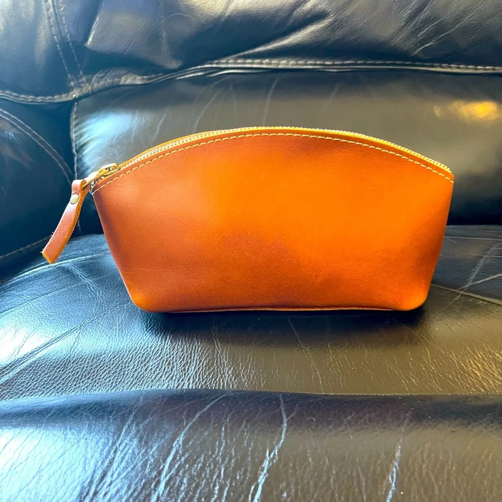 Portland Leather Eclipse Makeup Bag